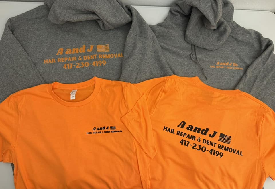 Custom business and company t shirts, sweatshirts and hoodies