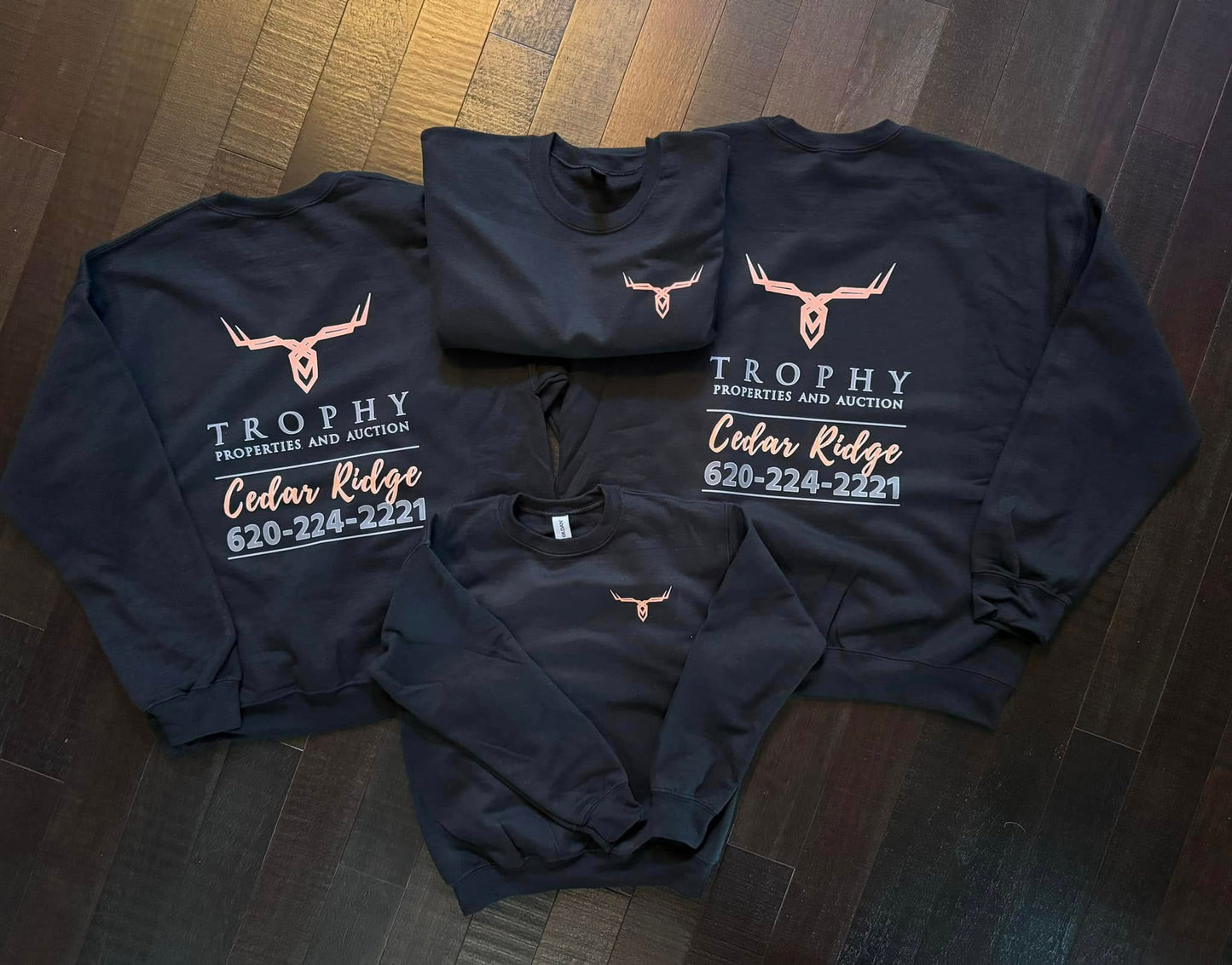 Custom business and company t shirts, sweatshirts and hoodies
