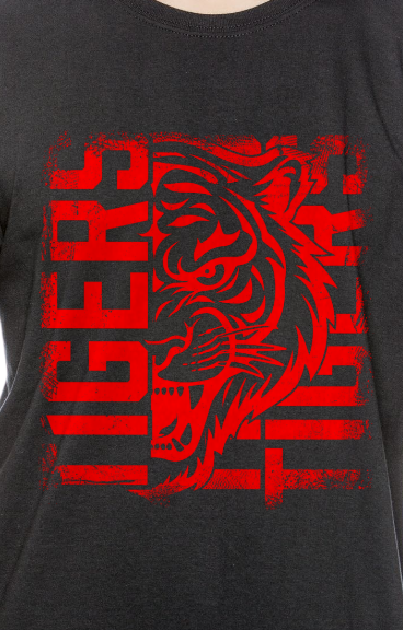 Tigers half face