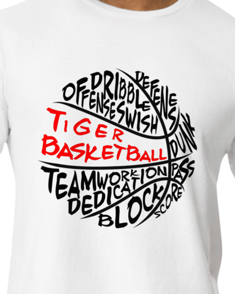 Tiger basketball "Graffiti Ball"