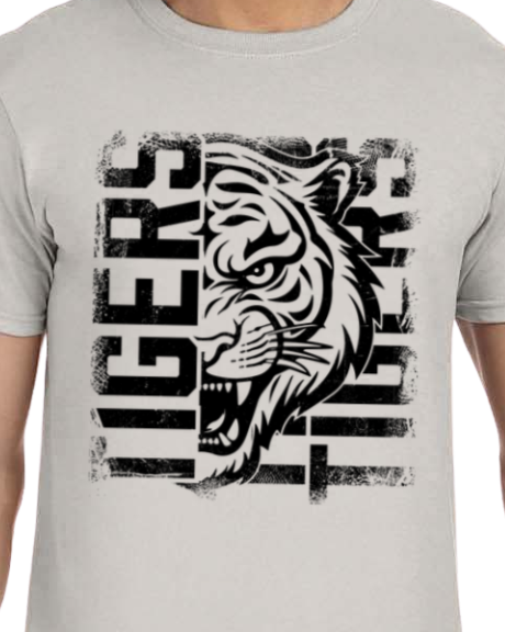 Tigers half face
