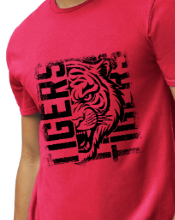 Tigers half face