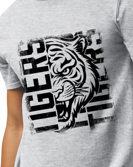 Tigers half face